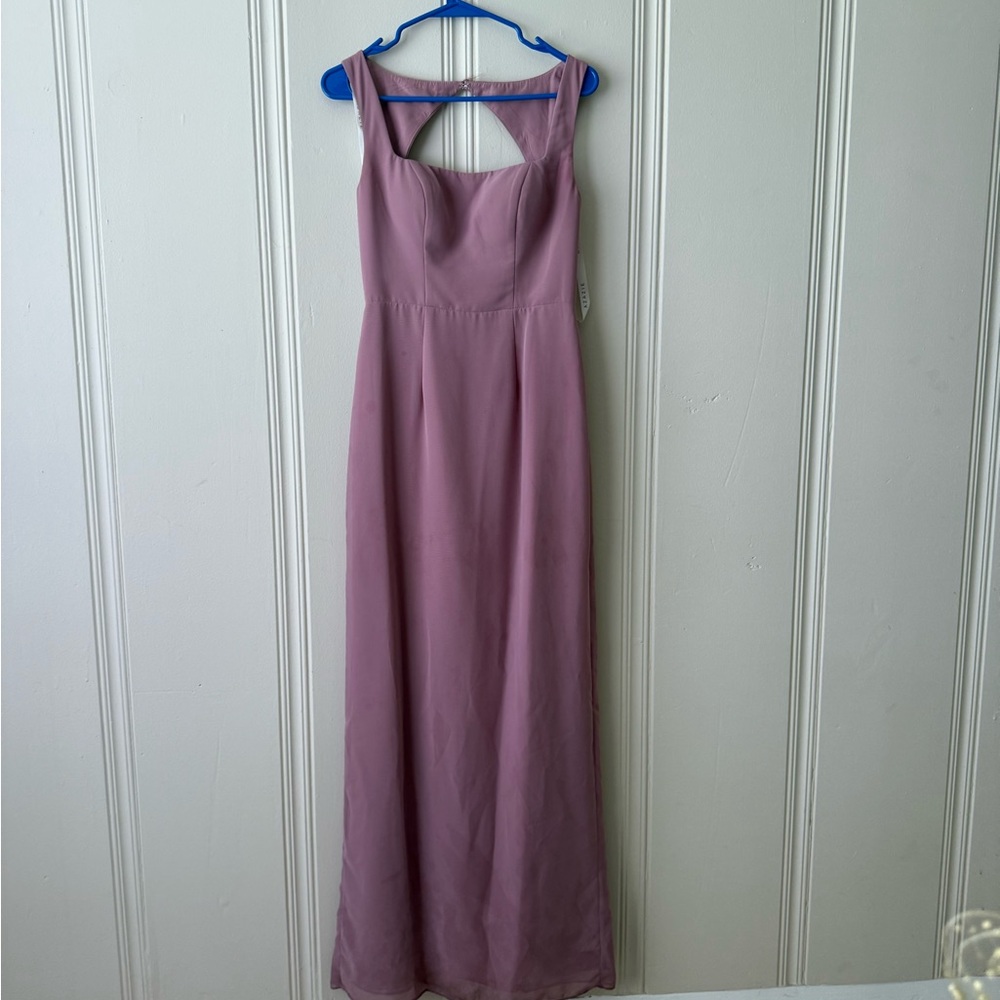 Elegant Mauve Maxi Dress
